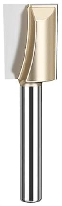 Drehbank Zubehör 1 Stück Reinigungs-Bodenfräser mit 1/4- und 1/2-Zoll-Schaft, Nutfräser für Holz, Acryl, MDF CNC-Holzbearbeitung(12.7x6.35)