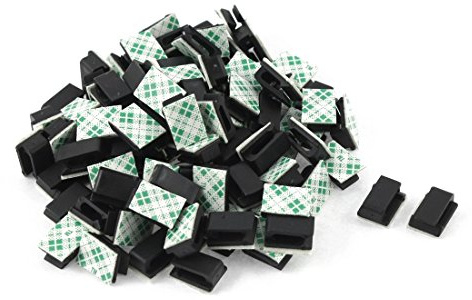 Remingtape 100 Stueck Klebend Draht Schnur Kabel Halter Bindung Clip Organizer Tropfen Klemme