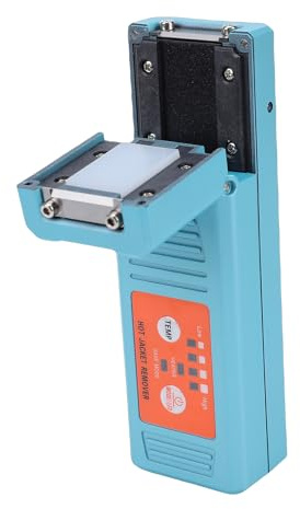 Jectse Décapant Thermique à Fibre Optique, Chauffage Automatique avec 8 Niveaux de Température et Deux Modes de Chauffage pour 1 à 48 Cœurs de Fibres, Ruban Nu et dissimulé