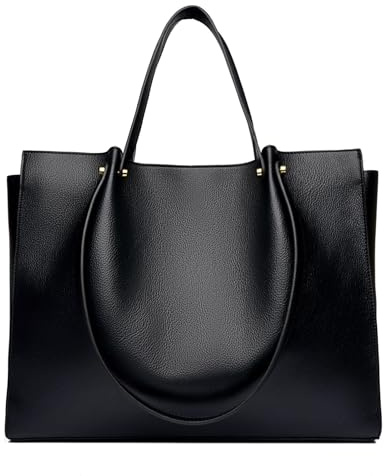 Waniki Handtasche Damen Mittelgroß, Shopper Tasche Groß Tote Bag Elegant Schultertasche PU Leder Handbags for Women Gross Henkeltasche Umhängetasche Neue Designer für Schule, Arbeit, Reisen, Shopping