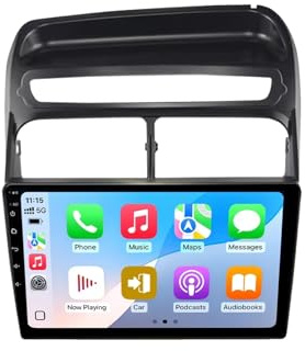 Autoradio Autoradio Lettore Radio per Fiat Grande Punto Linea 2007-2012 9 Pollici Android 15 Lettore Multimediale per Auto Am Fm Commandes Au Volant Per, 8 core 6G+128G