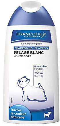 Francodex - Shampoo für weißes Hundefell, 250 ml