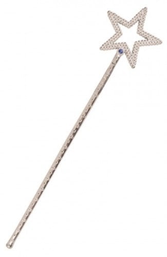 WAND STAR SILVER 35CM
