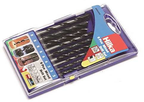 Hilka 49990009 Mixed Drill Set (9-Piece)