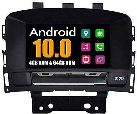 Roverone Android System 7 Zoll Doppel DIN Autoradio GPS für Opel Astra J G mit Navigation Radio Stereo DVD Bluetooth SD USB Touch Bildschirm