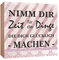 Holzschild Nimm dir Zeit für die Dinge die Dich glücklich Machen Holzbild zum hinstellen oder aufhängen Bild mit Spruch aus Holz Wandschild Dekoschild
