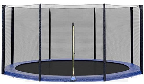 ULTRAPOWER SPORTS Ersatznetz Sicherheitsnetz Trampolinnetz für Trampolin 397cm 8Stangen Schwarz