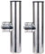 FireAngels 2 x Edelstahl Angelrutenhalter für Boot, Yacht, verstellbar, 22 mm bis 26 mm Schienenhalterung