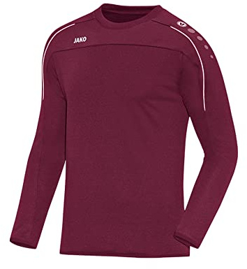 JAKO Herren Sweatshirt Classico, Maroon, XL