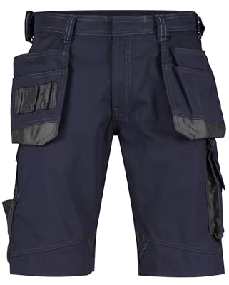 DASSY® Bionic Arbeitsshorts mit Holstertaschen - Größe 62 - NACHTBLAU/ANTHRAZITGRAU