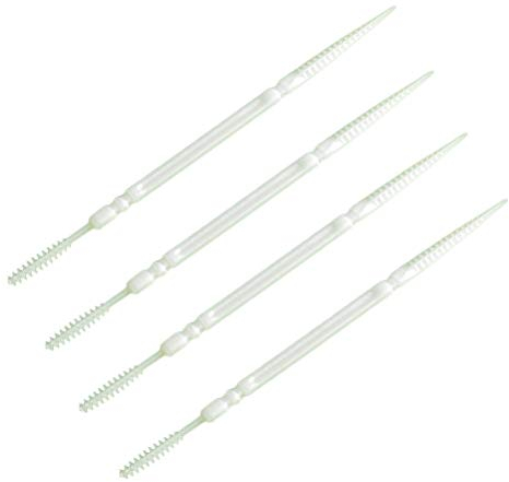 Healifty 1100pezzi Stuzzicadenti Doppi Plastica Ambientale Per Igiene Orale Interdentali e Rimuovi Placca