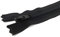 YKK Reissverschluss Kunststoffspirale Nicht Teilbar mit Zipper 580 Schwarz 30 cm