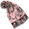Lorenzo Cana Foulard design pour femme en 100 % soie, multicolore, 90 cm x 90 cm, Rose baroque, 90 x 90 cm