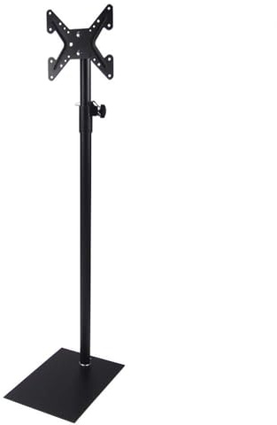 bimiti TV Stand with Mount 100 Degree Swivel Height Adjustable and Tilt Function Height Adjustable Shelf for 14 to 32 inches Flat Screen or Curved TVs Monitors Display Trolley Stand