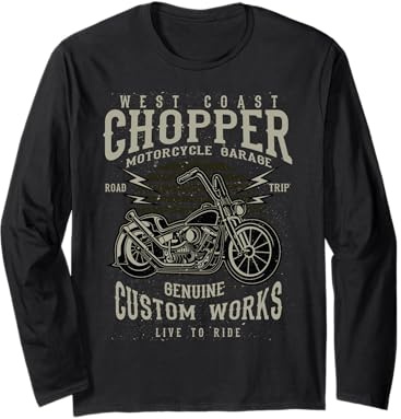 West Coast Chopper Motorcycle Garage Long Sleeve T-Shirt
