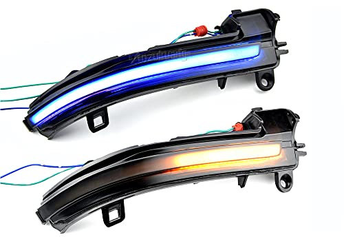 Hacreyatu Indicateur de Miroir Dynamiques LED Clignotant pour B-MW 1 2 3 4 Series F20 F30 F31 F21 F22 F23 F32 F33 F34 X1 E84 F36 F87 M2