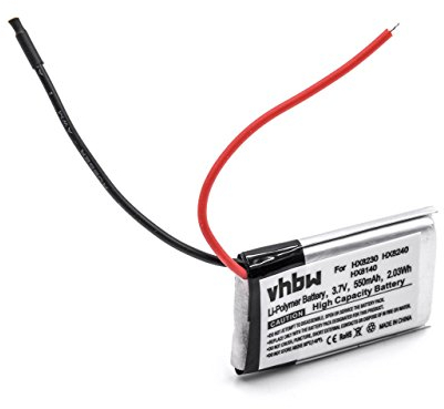 vhbw Akku kompatibel mit Philips Sonicare Airfloss HX8240 Munddusche (550mAh, 3,7V, Li-Polymer)