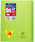 Clairefontaine 981603C Un Lot de 10 Cahiers Agrafés Koverbook Verts - 24x32 cm - 96 Pages Petits Carreaux avec Marge - Papier Blanc 90 g - Couverture Polypro