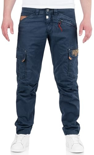 Timezone RogerTZ Roger Pantalon cargo décontracté moderne pour homme, Total Eclipse, 38W / 32L