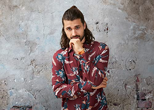 A.S. Création Livingwalls Fototapete Backstein Loft Betonoptik Grau Rot Weiß 383361 The Wall 1,59 m x 2,80 m Wohnzimmer Küche Flur Esszimmer