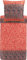 Bassetti Bettwäsche Garnitur Como R1 aus Baumwolle Mako-Satin in der Farbe Rot 2-Teilig mit Reißverschluss, Maße: 200cm x, 80cm x, 9323949, 200X200