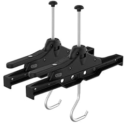 Cruz Leiterhalter Halterung für Dachträger Leitersicherung Lieferwagen Ladder Clamp, schwarz