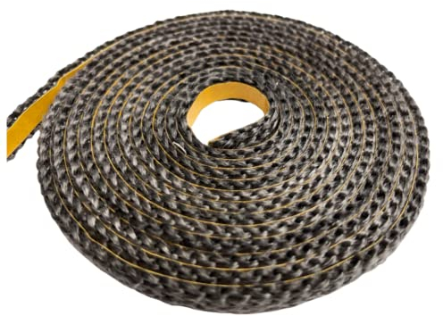 Kamindichtung selbstklebend 3m, ø 13x3mm Flach-Kordel Dichtband