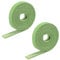 PATIKIL Faux Leather Cord 0.8cm/0.3 Width Leather Thread Velvet Cord 100cm/3.28ft for Bracelet, Necklace, Beading, DIY Craft, Green, Pack of 2