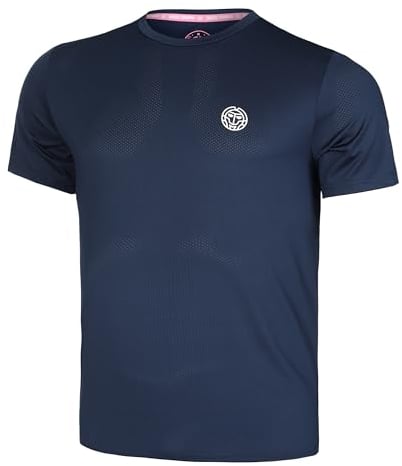 BIDI BADU Herren Crew Tee - Dark Blue, Größe:XXL