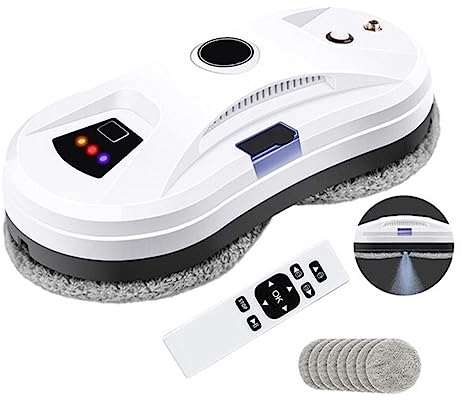 Window cleaning robot, automatic water spray robot window cleaning tool, double suction cup suction, UPS power protection, wireless remote control command, suitable for indoor and outdoor window glass