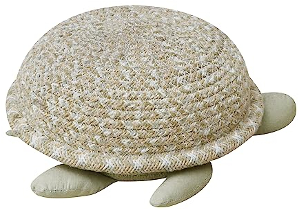 Lorena Canals Kinderkorb Schildkröte Olive Elfenbein Natur .22x25x10 cm