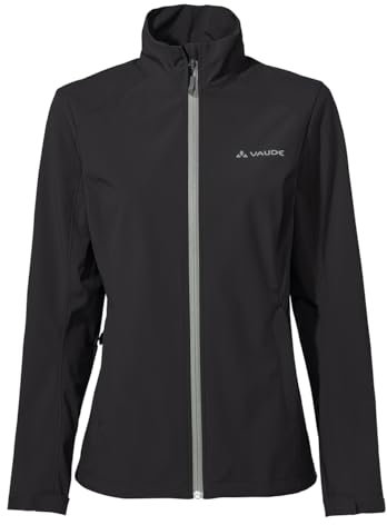 VAUDE Women's Hurricane Jacket IV - Softshelljacke Damen, Winddichte & Atmungsaktive Outdoor-Jacke, Recycelte Materialien, Nachhaltig Hergestellt