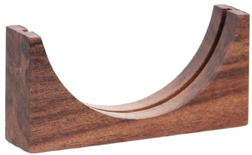 OUNONA Storage Base Coffee Espresso Grounds Wood Holder Espresso Filter Basket Holder Espresso Shot Reusable Puck Screen Holder Espresso Machine Accessories Wooden Frame Desktop