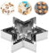 5Pcs Star Cookie Cutter Set, Mabor Mini & Large Stars, Stainless Steel Small Star Cutters for Scone Pastry Cake Biscuit Scone Holiday Baking Children’s Day