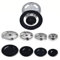 Gas Stove Burner Cap, Oven Crown & Flame Cap Kit, Even Flame Distribution, Improved Cookware Cover Set(Concave)