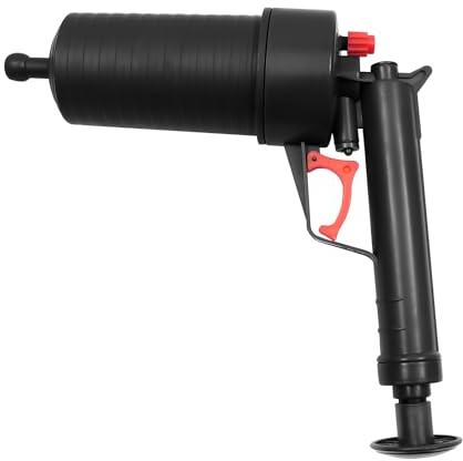 TaNeHaKi Toilettenstampfer Toilette Toilettenabflussentferner Abflussreiniger Pumpe Toilette Toilettenstößel mit 4 Sauger Druckluft Rohrreiniger für Waschbecken Toiletten Dusche