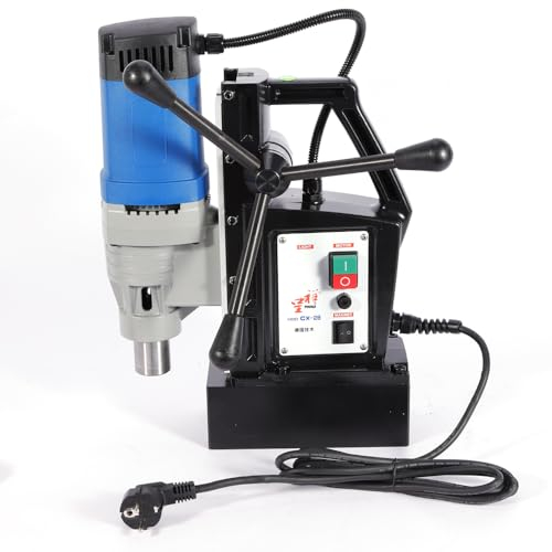 Kernbohrmaschine Magnetbohrmaschine KernbohrgeräT Magnetic Drill Kernbohrer Magnet Bohrmaschine Magnethaltekraft Tragbar Magnetbohreinheit Magnetkraft Magnetbohrer FüR Metallbearbeitung 1680W 13800N