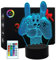 Lampara Gaming 3D Gamer Luz Nocturna, Lampara Gamer 16 Colores Ajustables con Mando a Distancia, Gaming Decoracion Habitaciones, Regalo Gaming para Gamers Fans Infantil Niñas Niños Navidad Cumpleaños