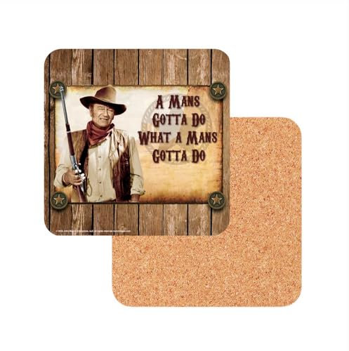 John Wayne a Man's Gotta Do Coaster Western