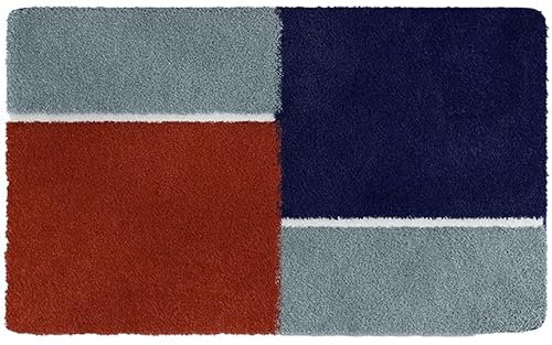 BATEX Enema Badteppich 60x100 cm rot-blau