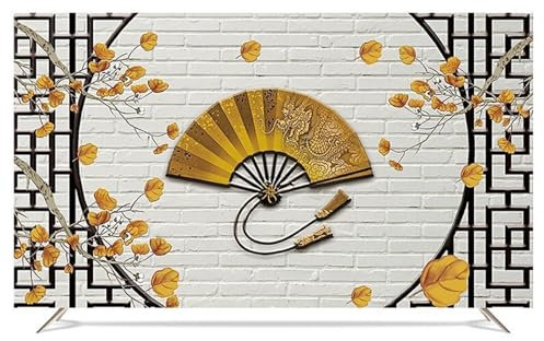 HAGJII Decorativo Interior Cubierta De Tv Universal Protector De Pantalla Tv Para 19-80 Pulgadas Antideslizante Led Lcd Televisores, Cubierta Antipolvo Para Tv Para El Salón Y Dormitorio(75 inch (170*