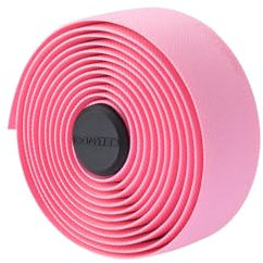 CONTEC Lenkerband Prestige.Grip, 2000x30x2,5 mm, aus EVA-Schaum und Gel, selbstklebend und rutschsicher, mit Klebestreifen und 2 Lenkerstopfen, Paar, pink