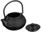 SOLUSTRE Tetera Pequeña De Hierro Fundido Decorativa Hervidor De Té Mini Adorno Para Oficina Y Hogar Sin Saludable Y Duradera