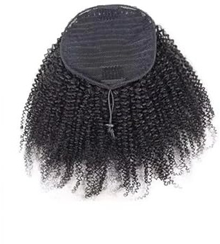 Natural Kinky Curly Drawstring Ponytail Human Hair Natural Ponytail Extension Brazilian Stunning Look(16inches)