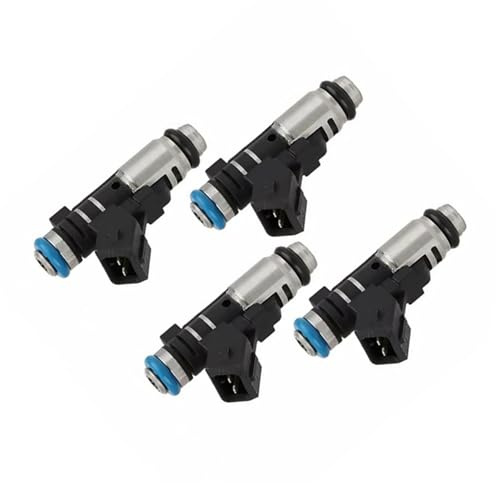 iniettore benzina Compatibile Con Fiat Per Panda 2003 2004 2005 2006 2007 2008 2009 2010 2011 Per Punto 4 Pezzi Ugello Iniettore Carburante Benzina 0280158057 IPM002 1984.C9 0280156324