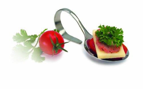 Starfrit Gourmet Tapas-Löffel aus Edelstahl, 4 Stück