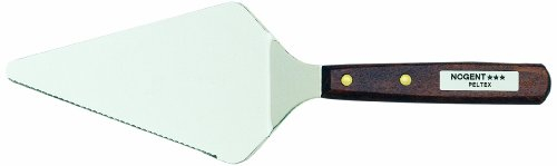 Nogent 1740 Pelle à Tarte/Gâteau/Pizza Coupante Inox Manche Bois