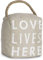 Pavilion Gift Company 72153 Love Lives Here Tür Stopper, 5 von 6