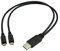 UCEC Dual Micro USB Splitter Charge Cable Power up to Two Micro USB Devices At Once From a Single USB Port
