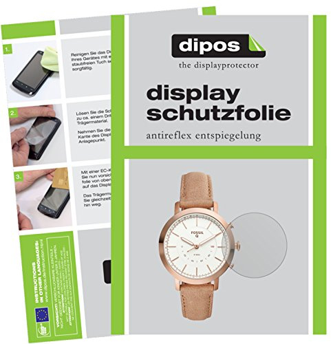 dipos 6x Displayschutzfolie matt für Fossil Q Neely